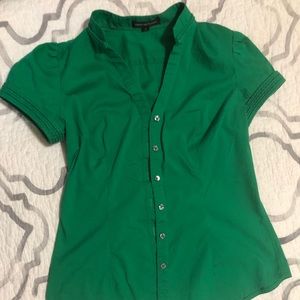 Express short sleeved button up